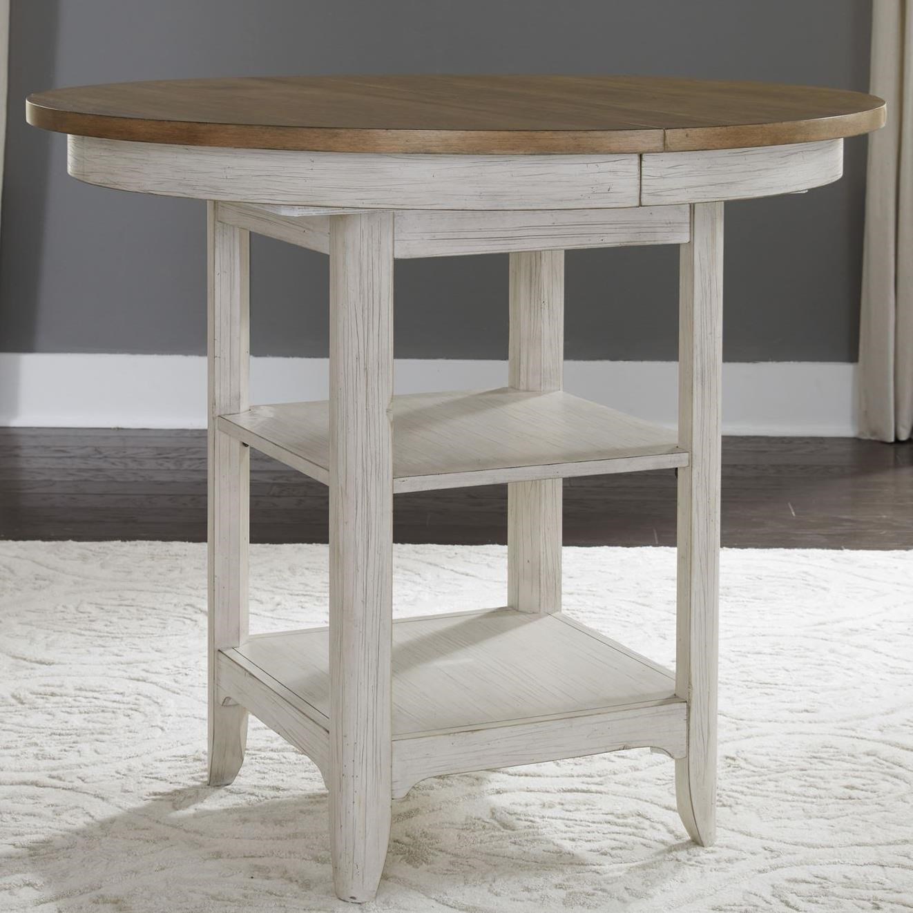 Liberty Furniture Farmhouse Reimagined Relaxed Vintage Gathering Table
